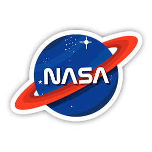 Aesthetic NASA Logo - Nasa - Sticker