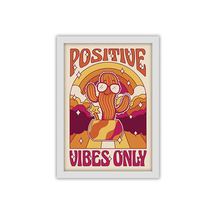 Positive Vibes Framed Poster