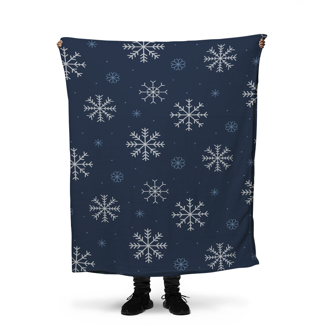 Snowflake throw blanket