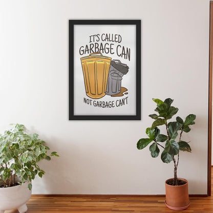 Garbage Can framed poster