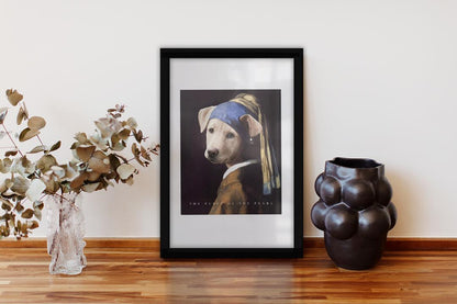 Puppy of the Pearl framed poster