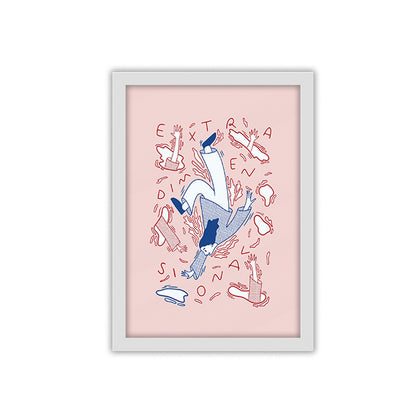 Extra Dimensional framed poster