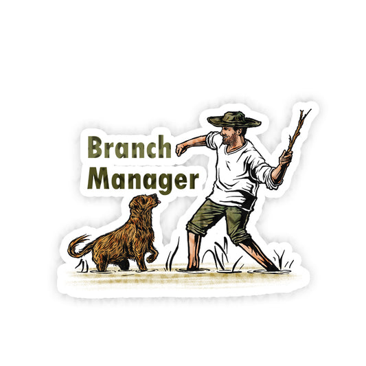 Branch Manager sticker