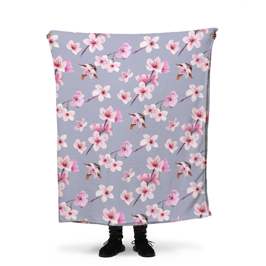 Cherry Blossom throw blanket