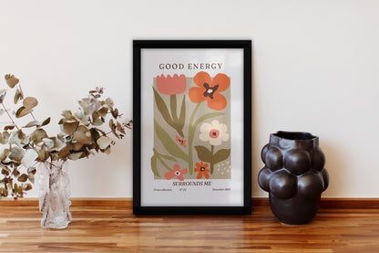 Good Energy Framed Poster