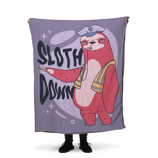 Sloth Down throw blanket