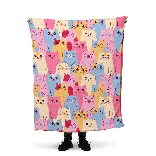 All the Cats throw blanket